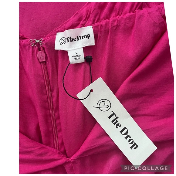 NEW THE DROP HALTER TWIST TIE MAXI DRESS NEW YEARS HOLIDAY PARTY - Picture 4 of 4